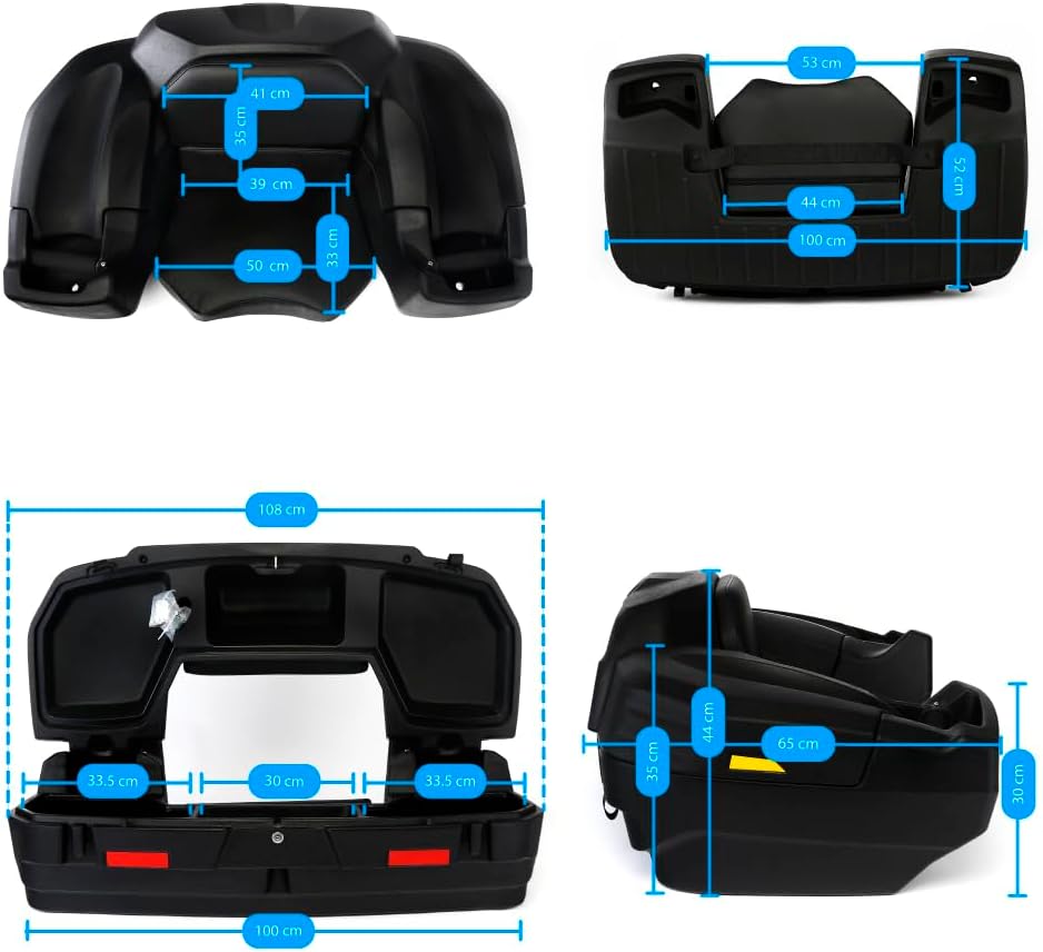 Caja Maletero con asiento para Cuatrimoto Can-Am Polaris