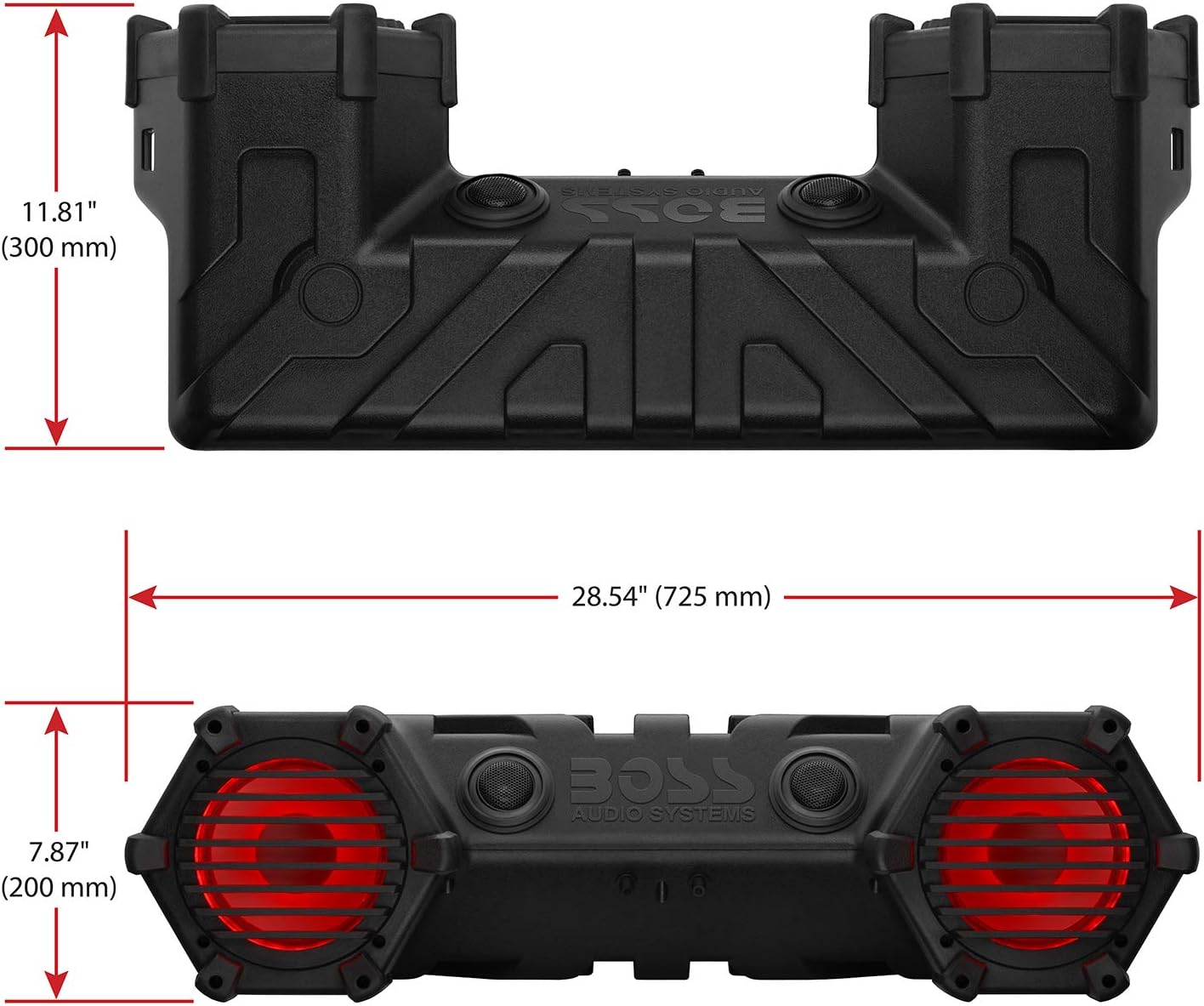 Bocina Bluetooth RGB para Cuatrimoto 6.5 Marina