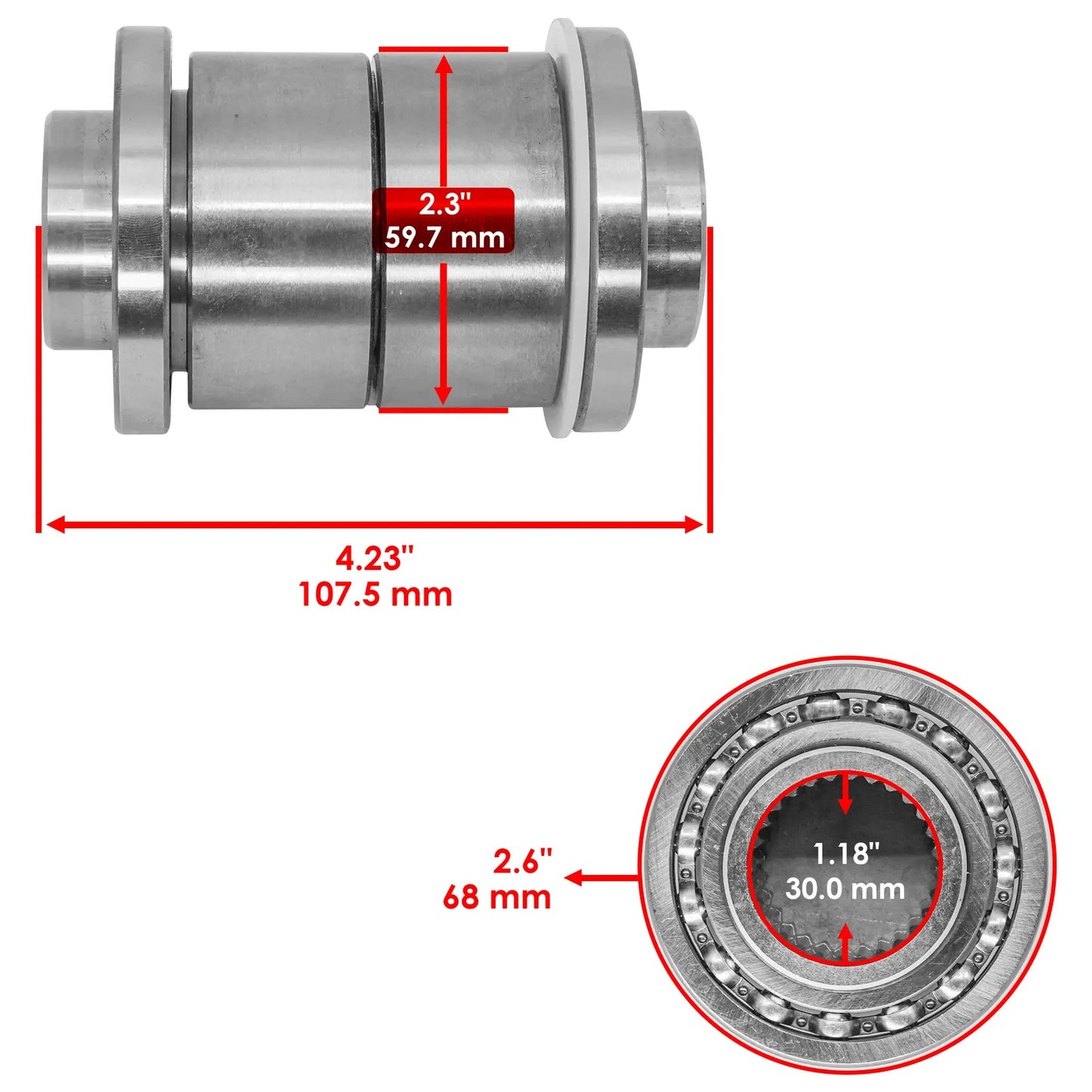 Balero Engrane diferencial delantero Polaris 1000 xp