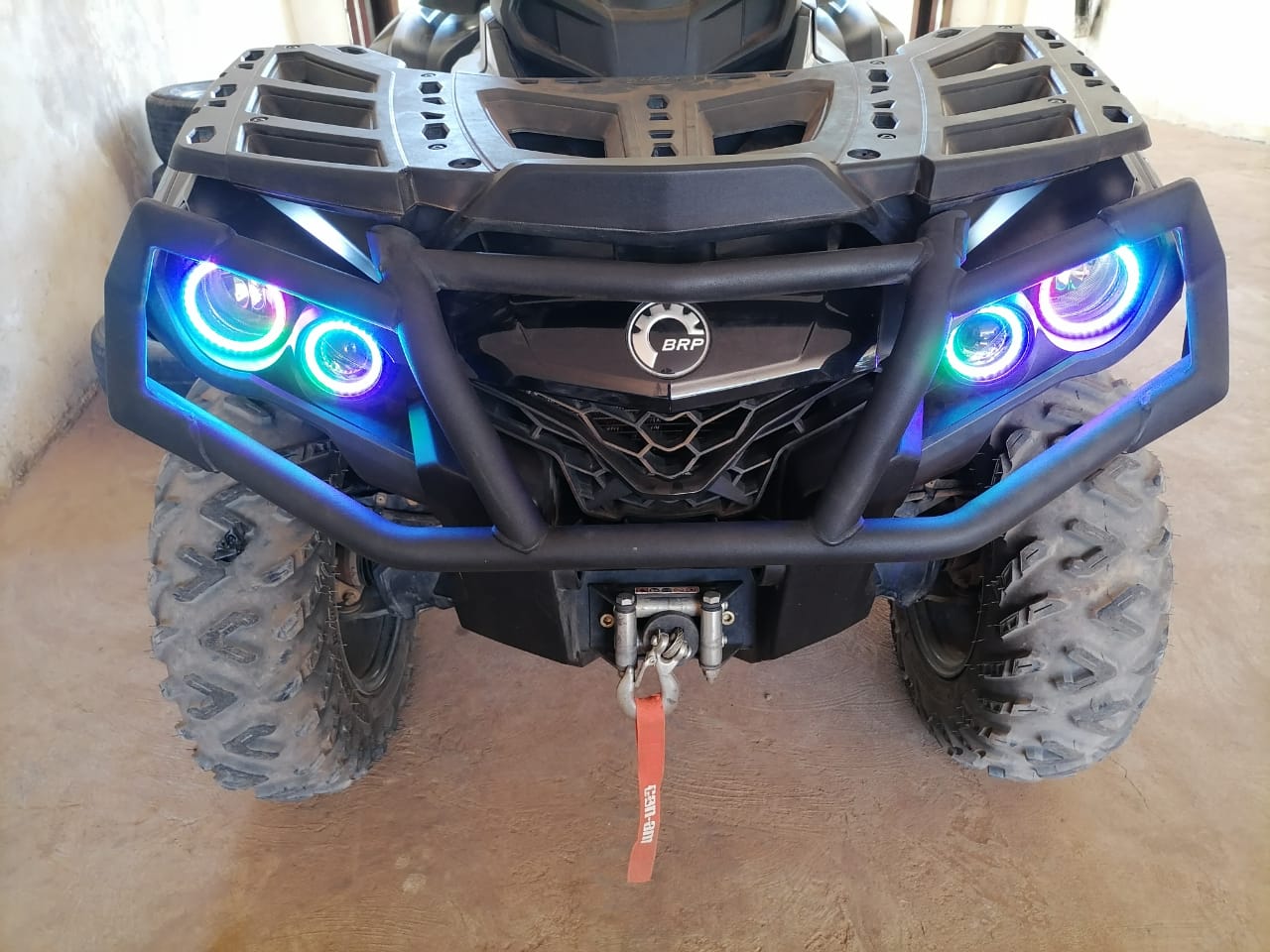 Aros Angel Chasing Multicolor Rgb Canam Outlander 650/850/1000