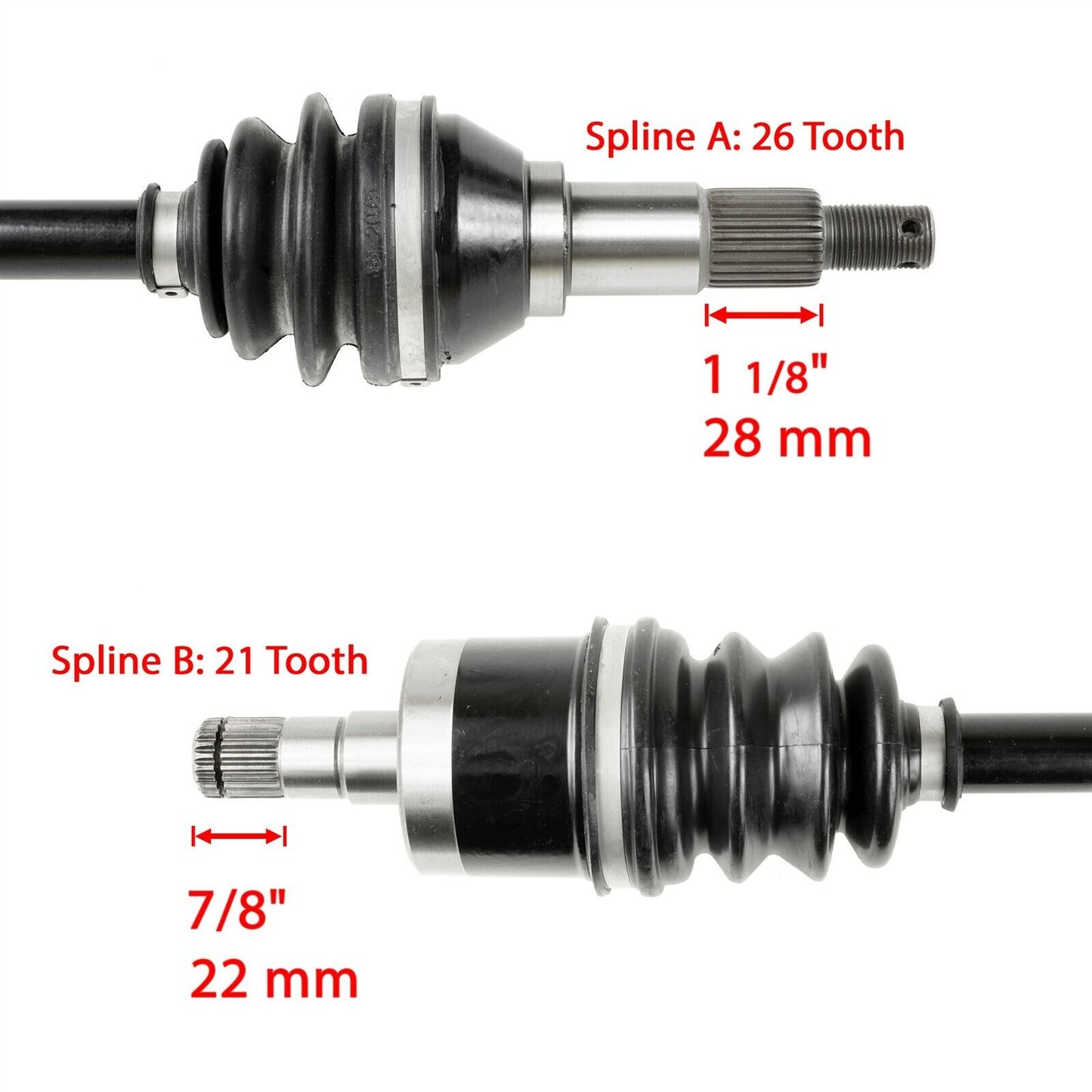 Flecha Homocinetica Delantera Izquierda Can-am Outlander Renegade 450/500/570