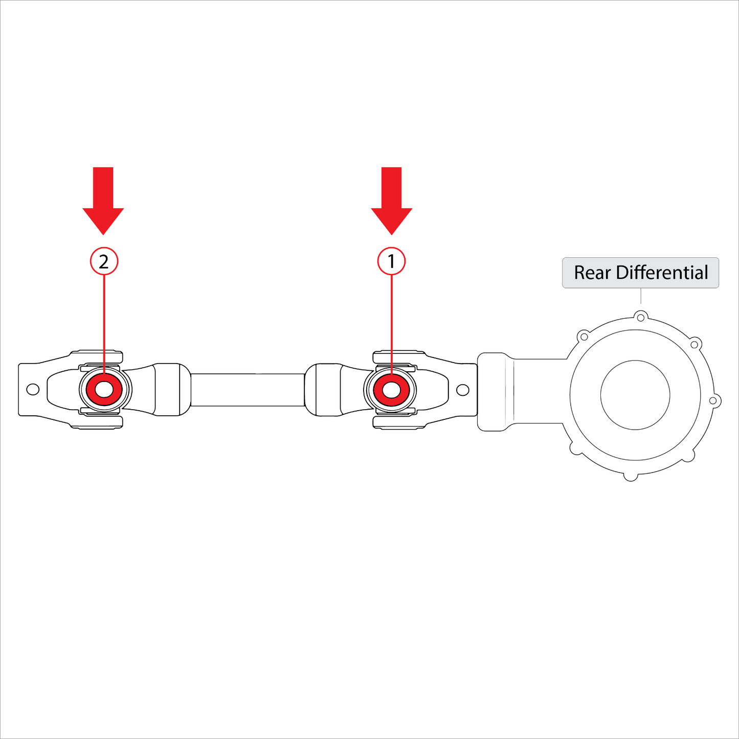 Cruceta Trasera  para Can-Am (Grande)