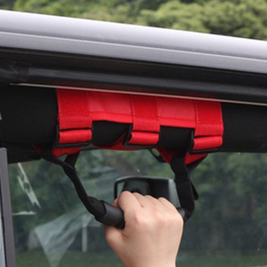 Par Agarraderas Rojas Premium Para Roll Bar Jeep Wrangler Rzr