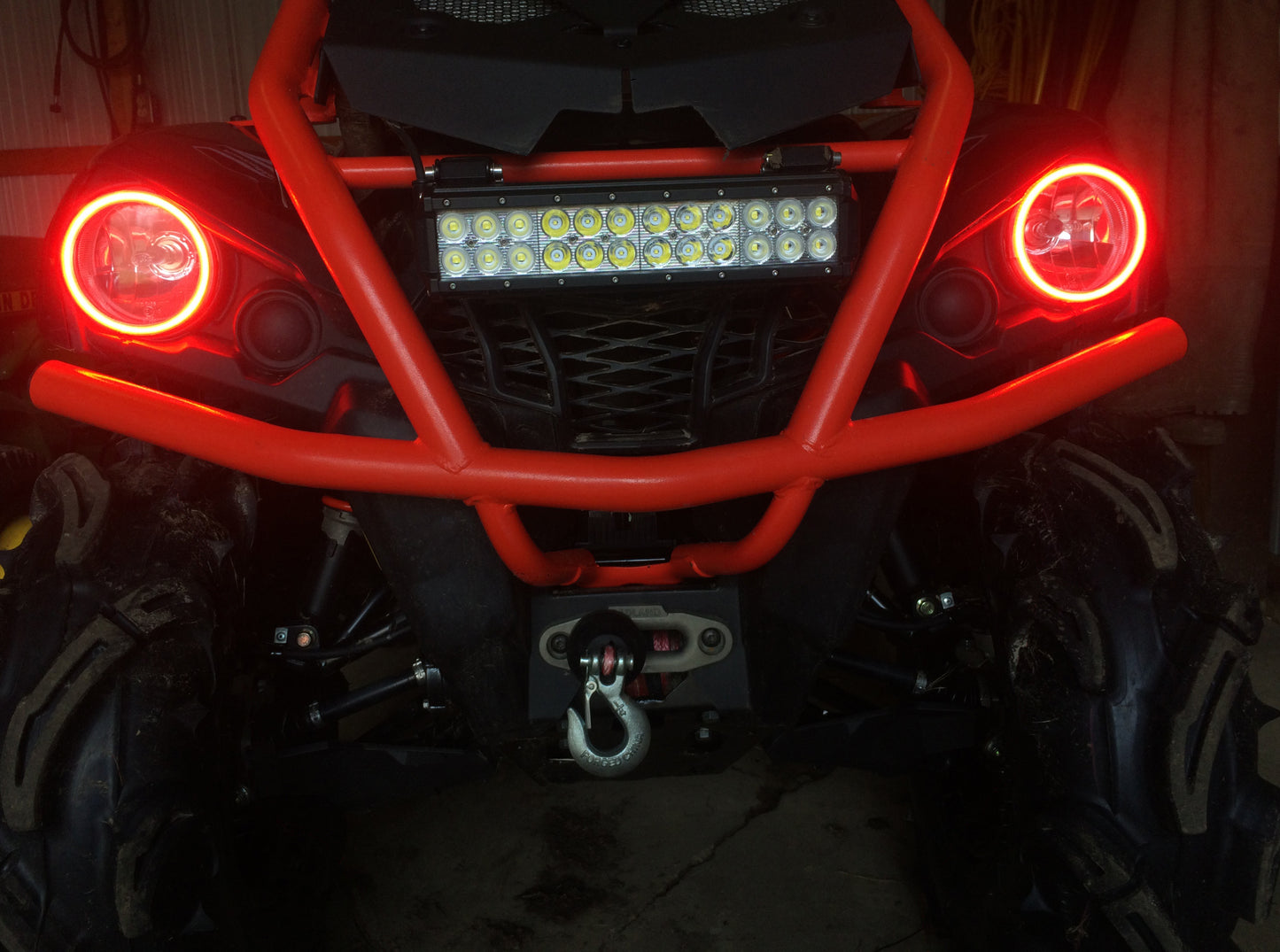 Aros de Angel ROJOS para Outlander 450 570 2014-2022